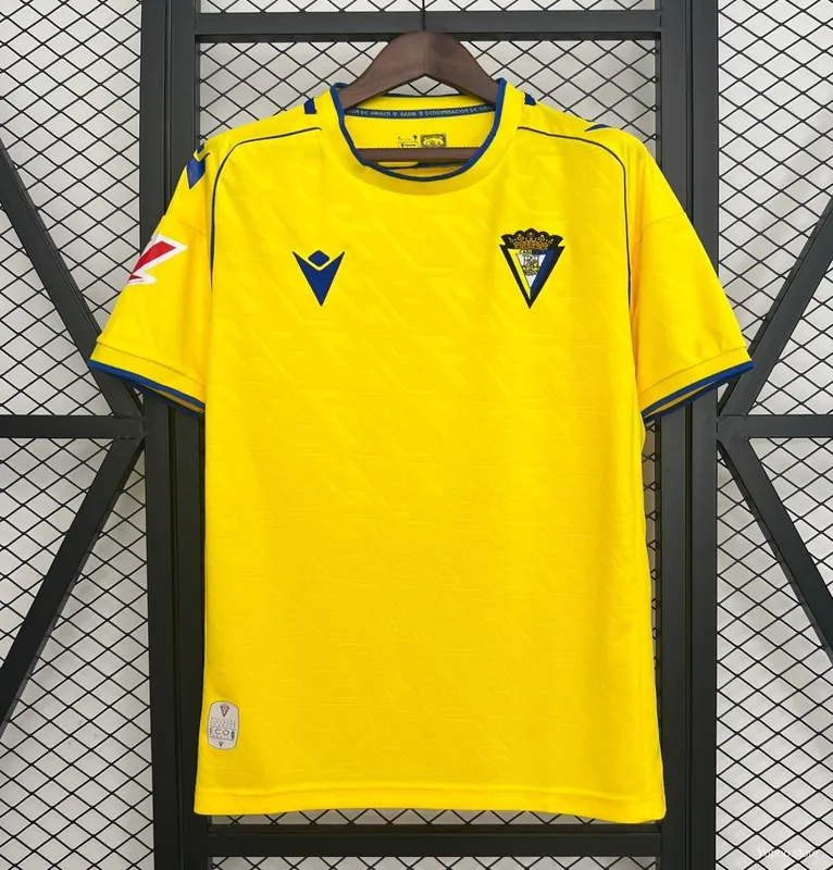 Camiseta Cádiz CF 2025/26 LOCAL MANGA CORTA VERSION FAN